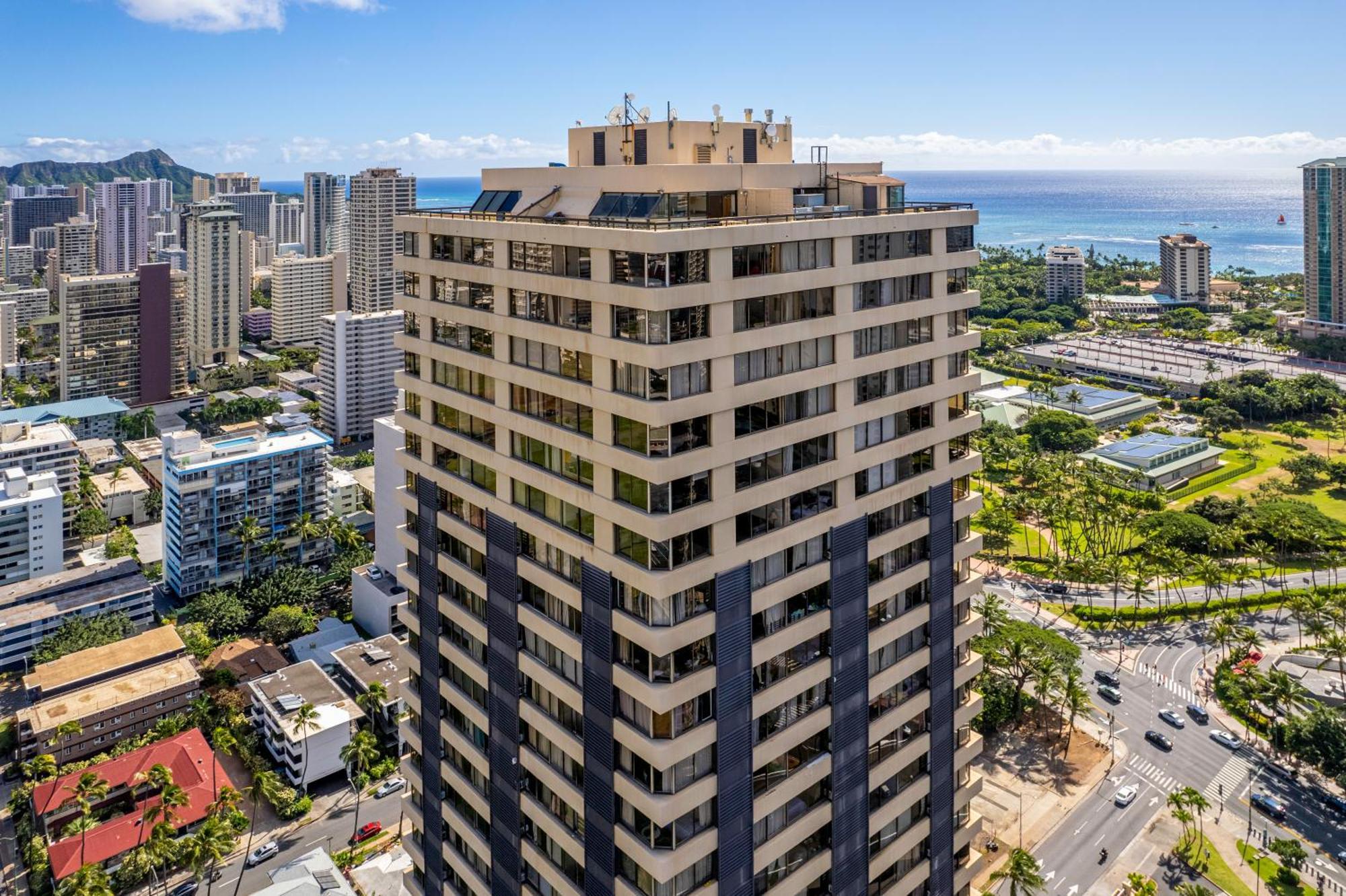Hawaiian Monarch Penthouse 402 Honolulu Exterior foto